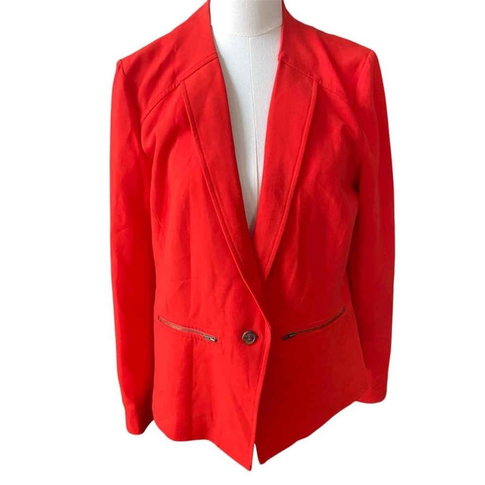Trouvé womens blazer‎ red with zippered pockets size large